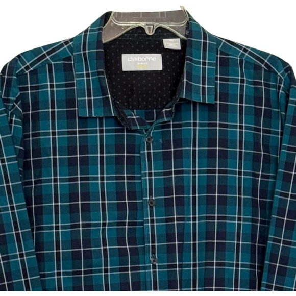 Claiborne Mens Long Sleeve Button Down Shirt - Size XXL - Picture 1 of 7